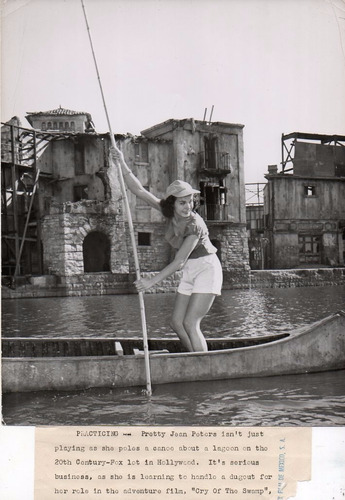 Foto Original Jean Peters 20th Century-fox Film De México Sa