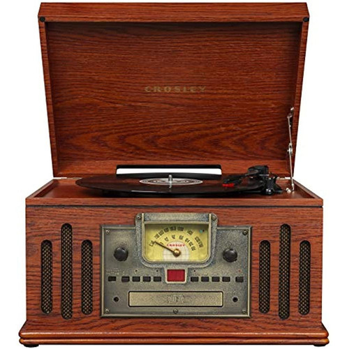 Crosley Cr704b-pa Musician Tocadiscos De 3 Velocidades Con R