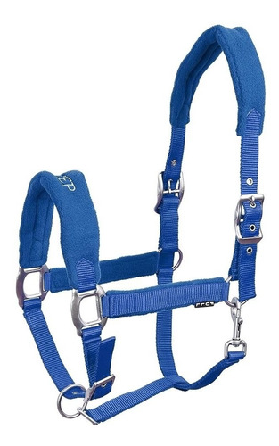 Cabresto Para Cavalo Fabricado Em Nylon Azul - Instep 15318