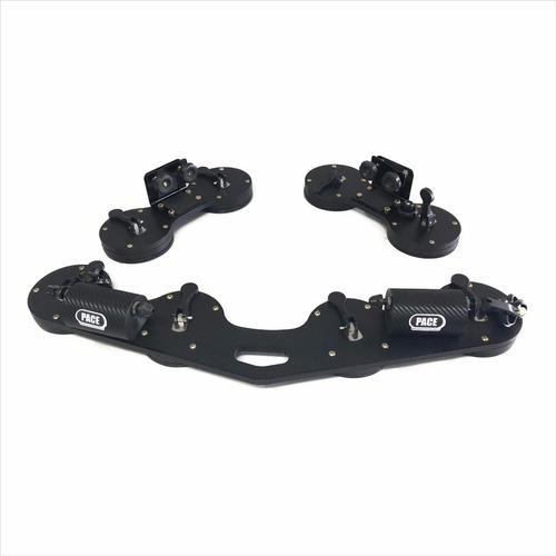 Imagem 1 de 7 de Suporte Para Bike Com Ventosas Eixo 9mm Preto