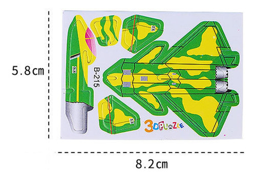 10x Rompecabezas 3d Rompecabezas Creatividad Avión