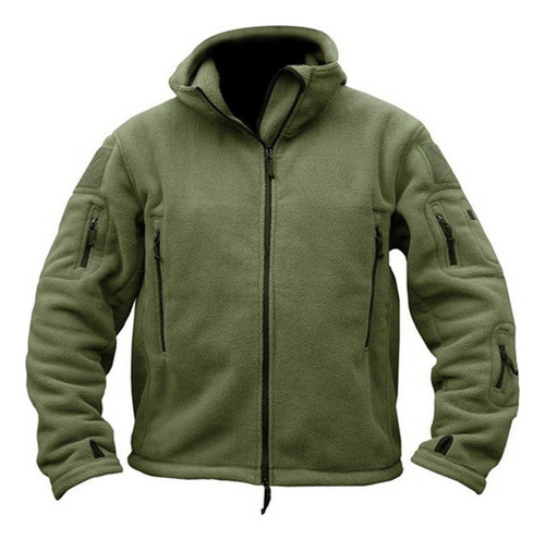 Abrigo Táctico Deportivo For Hombre Con Chaqueta Polar