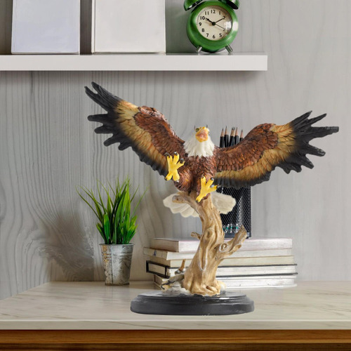 Estatua De Águila Retro, Adorno De 25cm X 12,5cm X 21,5cm