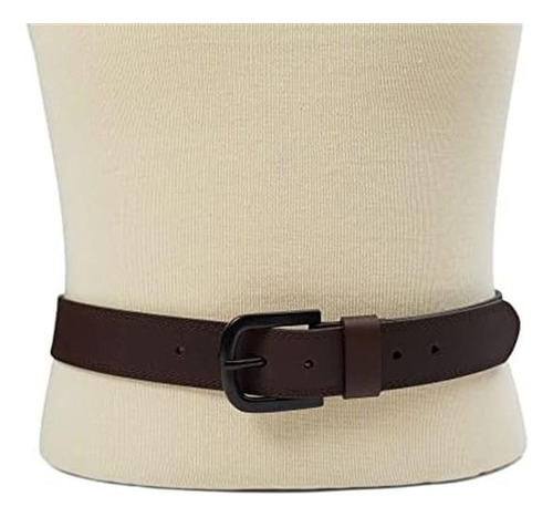 Cinturón De Cuero Informal Dickies Para Hombre, Marrón, 30