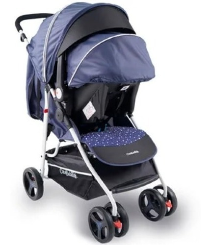 Imagen 3 de 5 de Coche Titanio 3 En 1 Travel System Azul Cutebabies C11017891