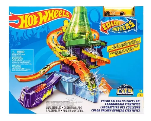 Pista Hot Wheels Colour Shifters Mattel Estação Científica 