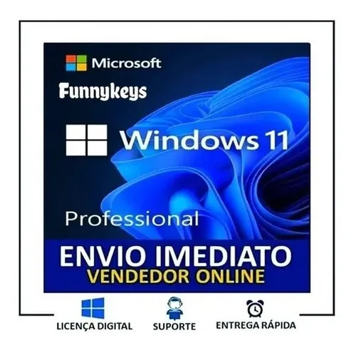 Licenças Windows 11 Pro + Office 2021 Professional Plus - Envio imediato  após a compra