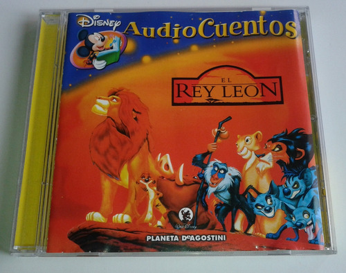 Audiocuento El Rey Leon Cd Walt Disney 1994 Planeta Deagosti