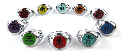 Los miembros del conjunto de anillos Akatsuki Naruto Orochimaru Hidan Ring