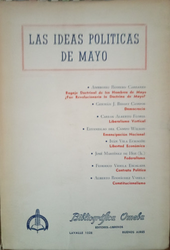 Las Ideas Políticas De Mayo C9 (Usado)