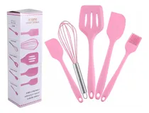 Comprar Set De Utensilios 5 Piezas Cocina Repostería Silicona Pastel