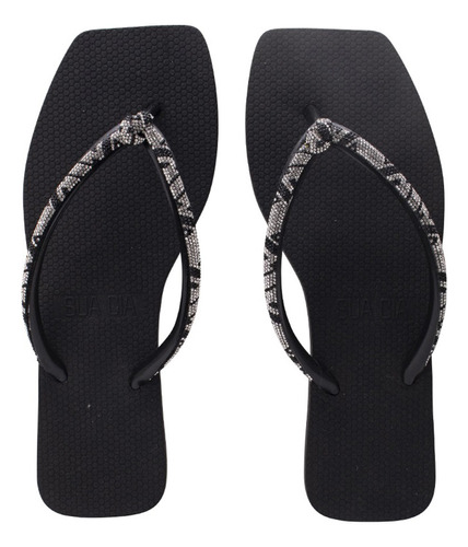 Chinelo Dedo Sua Cia Diamond Strass Pedras Brilho 33 Ao 40