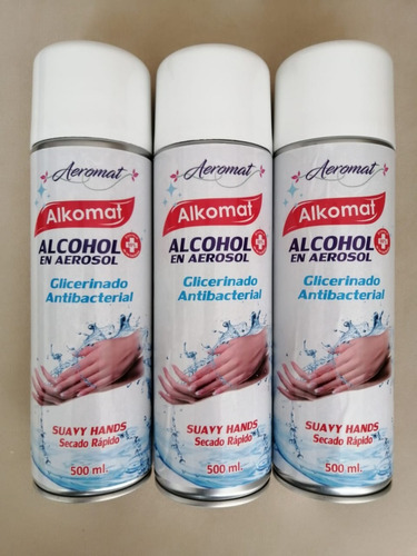 Alcohol En Aerosol Al 70% Glicerinado - Ml A $10