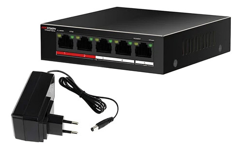 Switch Poe Ns-0105p-35(b) No Administrado 5 Puertos 100mps