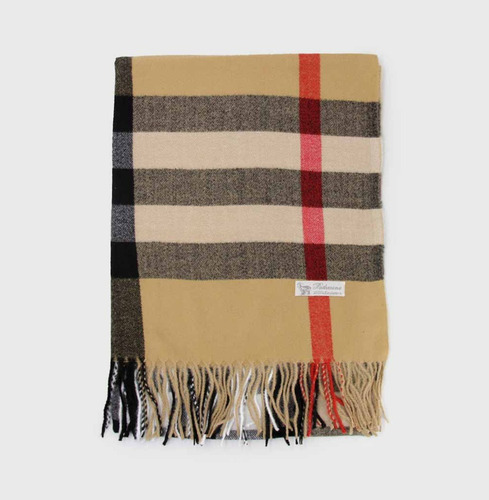 Bufanda Echarpe Tapado Cashmere Diseño Escoces Grueso