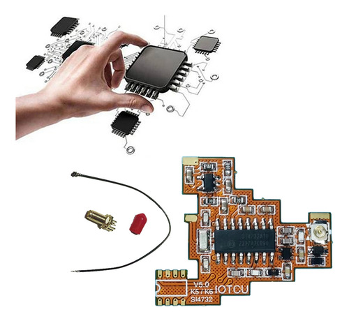 Módulo De Modificação Si4732 V5.0 Fpc Para Uv K5 K6 Hf Short