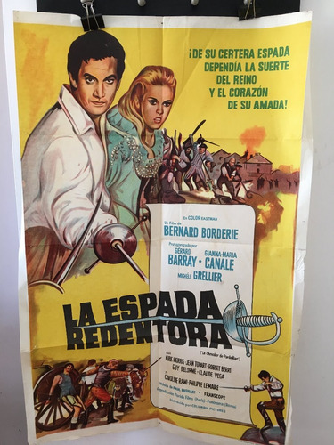 Afiche De Cine Original -  La Espada Redentora