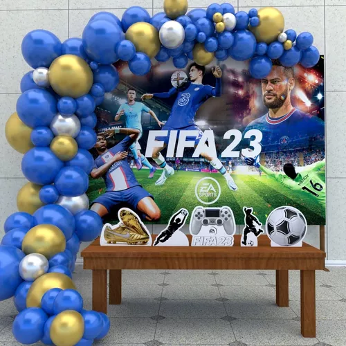 Kit Decoração De Festa Infantil Jogo Futebol 2023