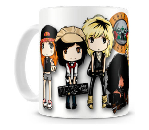 Anime Guns N Roses de Caneca