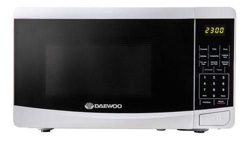 Imagen 1 de 6 de Microondas Daewoo Digital D223dg 23 Litros Bifunción Blanco 220v