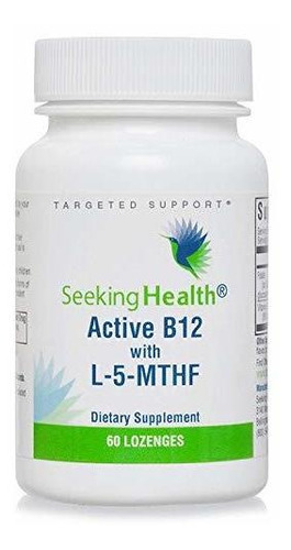 Buscando Salud B12 Activa Con L-5-mthf, 60 Pastillas, Suplem