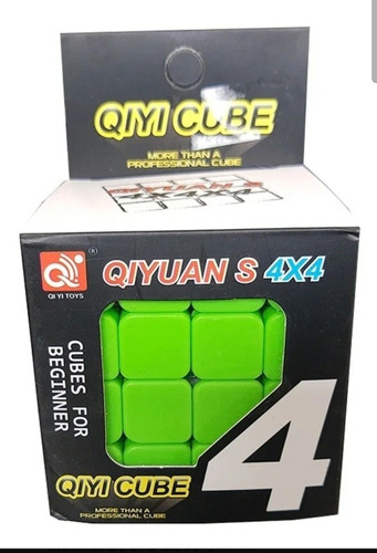 Qiyi 4x4 Qiyuan Stickerless Cubo Rubik Velocidad Speedcubing