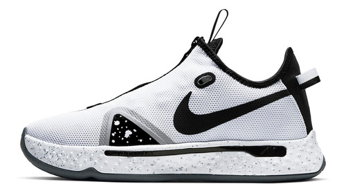 Zapatillas Nike Pg 4 White Black Urbano Hombre Cd5079-100   