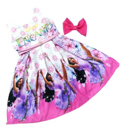 Vestido Para Niñas De Disney Encanto Isabela Y Maribel - Cs