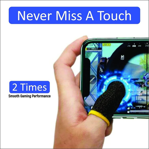 Imagen 6 de 10 de Cubre Dedos Para Celular Par Dedales Gamer X2 Pubg Cod Freef