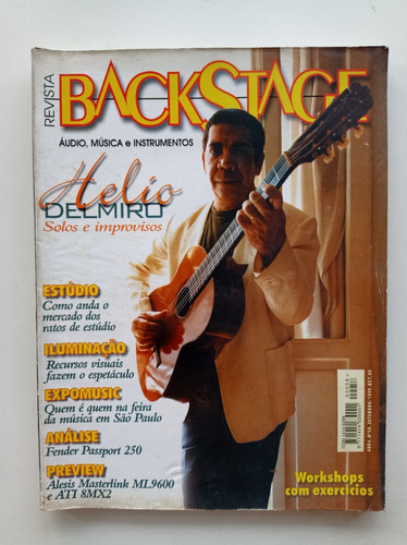 Revista Backstage Nº 59 - 1999 - Helio Delmiro / Expomusic 