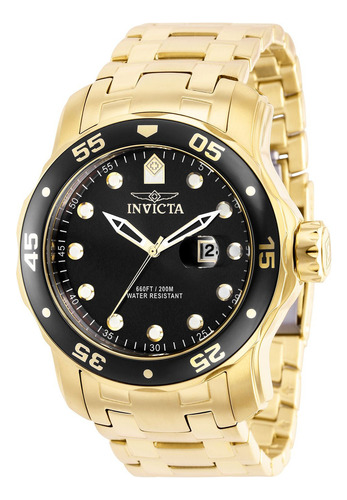Reloj Para Hombres Invicta Pro Diver 39085 Oro