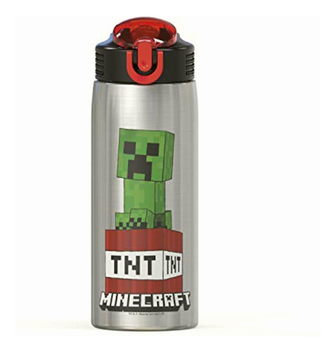 Zak Designs Mici-v151 Zak Designs Botella De Agua De Acero