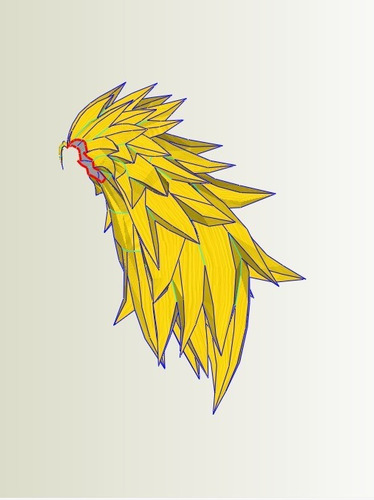 Planos Pelo Goku Super Sayayin 3 Largo Dragon Ball Z