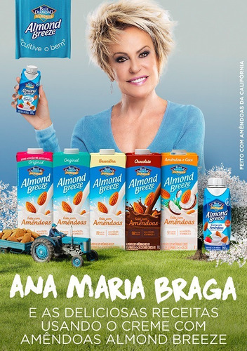 Bebida De Amêndoas Almond Breeze Original Zero Açucar 1l