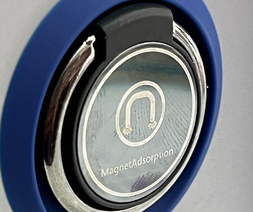 Funda Para Samsung M34 Uso Rudo Con Anillo Matte Ring Case Azul M34
