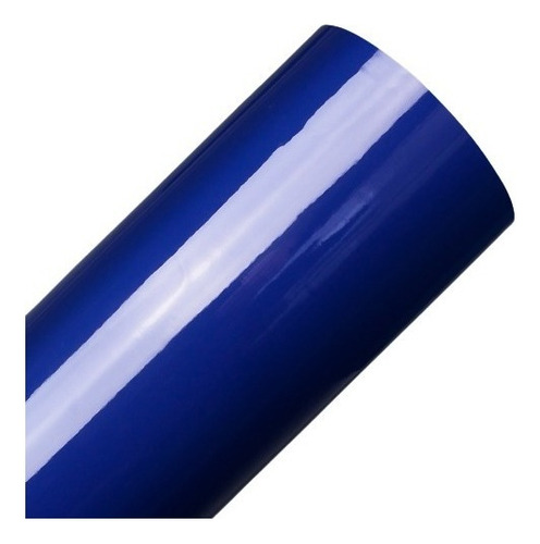 Vinil Adesivo Alto Brilho Envelopamento Automotivo 2m X 68cm Cor Azul Escuro-104utdkbu68c