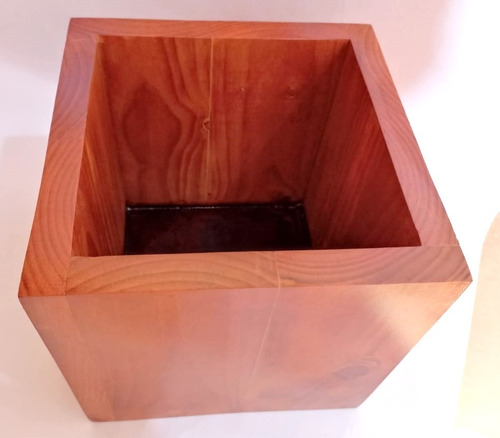 Imagen 10 de 10 de Porta Macetero De 4 Niveles Con Maceteros De Madera De Pino