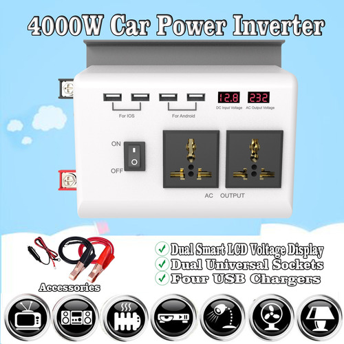 Kit De 100w Panel Solar+600w(pico) Inversor 12v A 220 O 110v