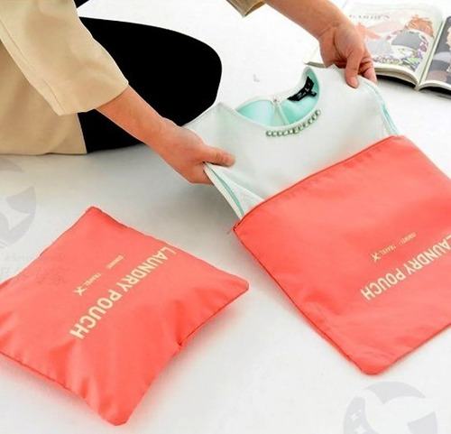 Organizador De Viaje Valija Set X6 Kit Estuche Ropa Neceser