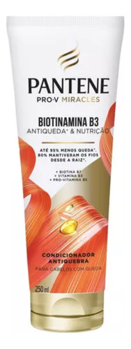 Condicionador Pantene Antiqueda Biotinamina B3 250ml