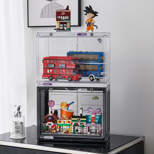 Expositor Acrílico 3 Niveles Pop Mart Para Figuras Coleccion