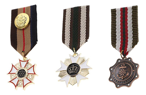 Medalla Prusiana Insignia Militar Condecoración 2 Pcs 