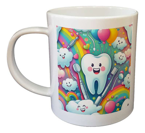 Taza Plastico Odontologia Infantil Para Consultorio