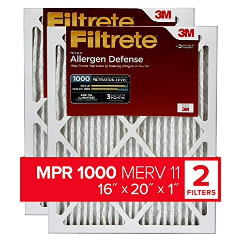 Filtrete 16x20x1 Filtro De Aire, Mpr 1000, Merv 11, Micro Al