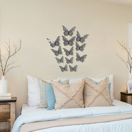 Adhesivo De Pared Con Forma De Mariposa, Pegatina De Pared,
