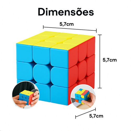 Cubo Mágico Moyu Meilong 3x3x3 Profissional