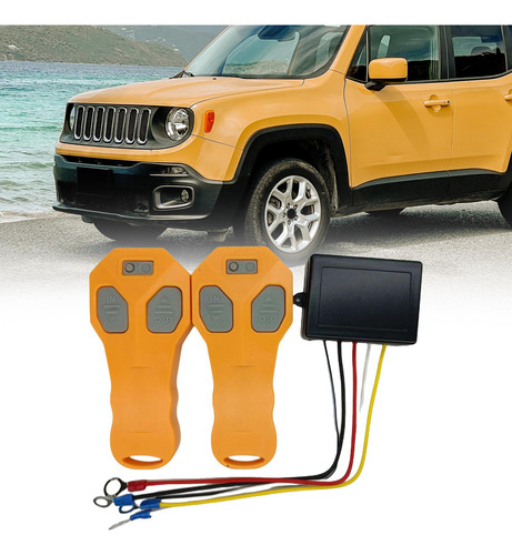 Kit De Control Remoto De Cabrestante De Coche 12v 24v 5a-7a