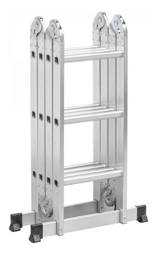 Imagem 1 de 8 de Escada Multifuncional Em Alumínio 12 Degraus 3x4 Vonder