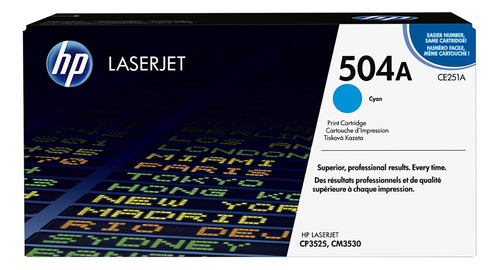 Toner Hp 504a (ce251a) Cyan