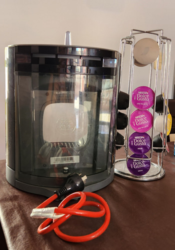 Cafetera Nescafé Moulinex Dolce Gusto Oblo Portacapsulas Ref Negro (Usado)